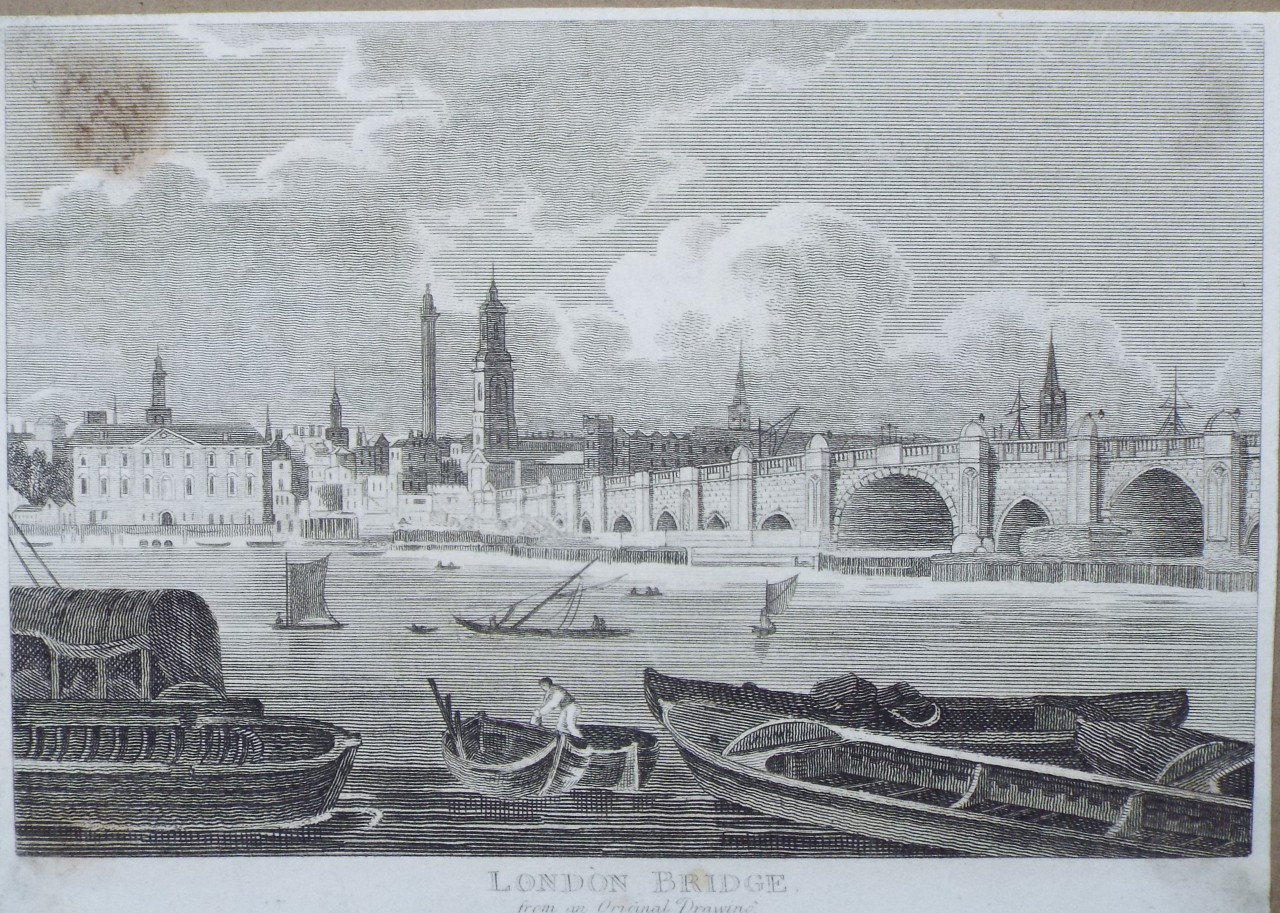Print - London Bridge from an Original Drawing