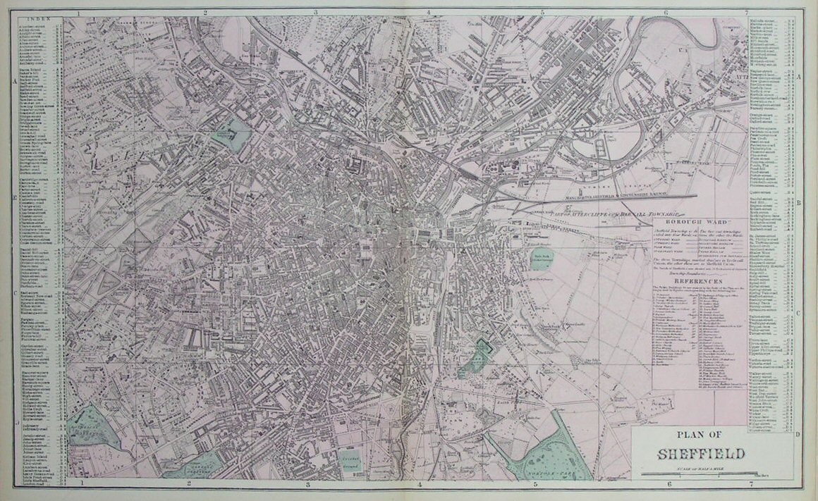 Map of Sheffield - Sheffield