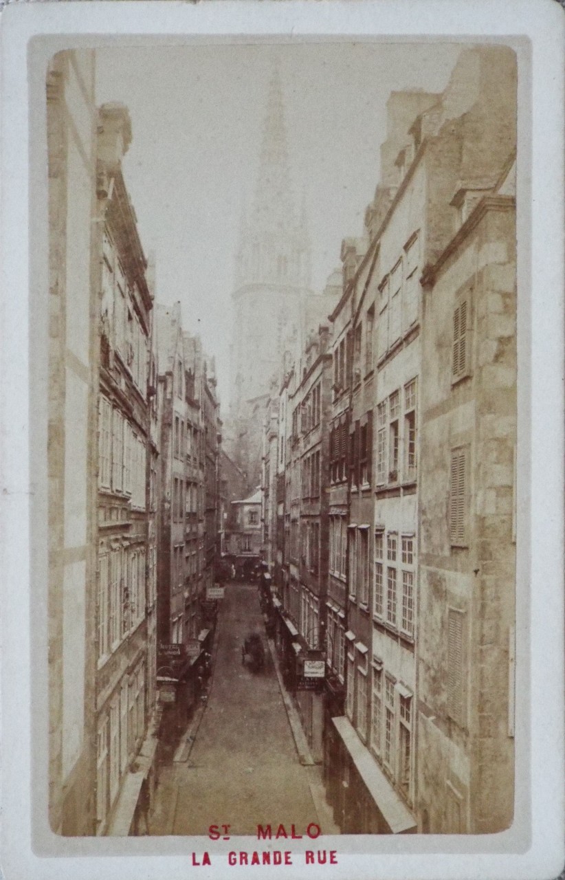 Photograph - St. Malo La Grande Rue