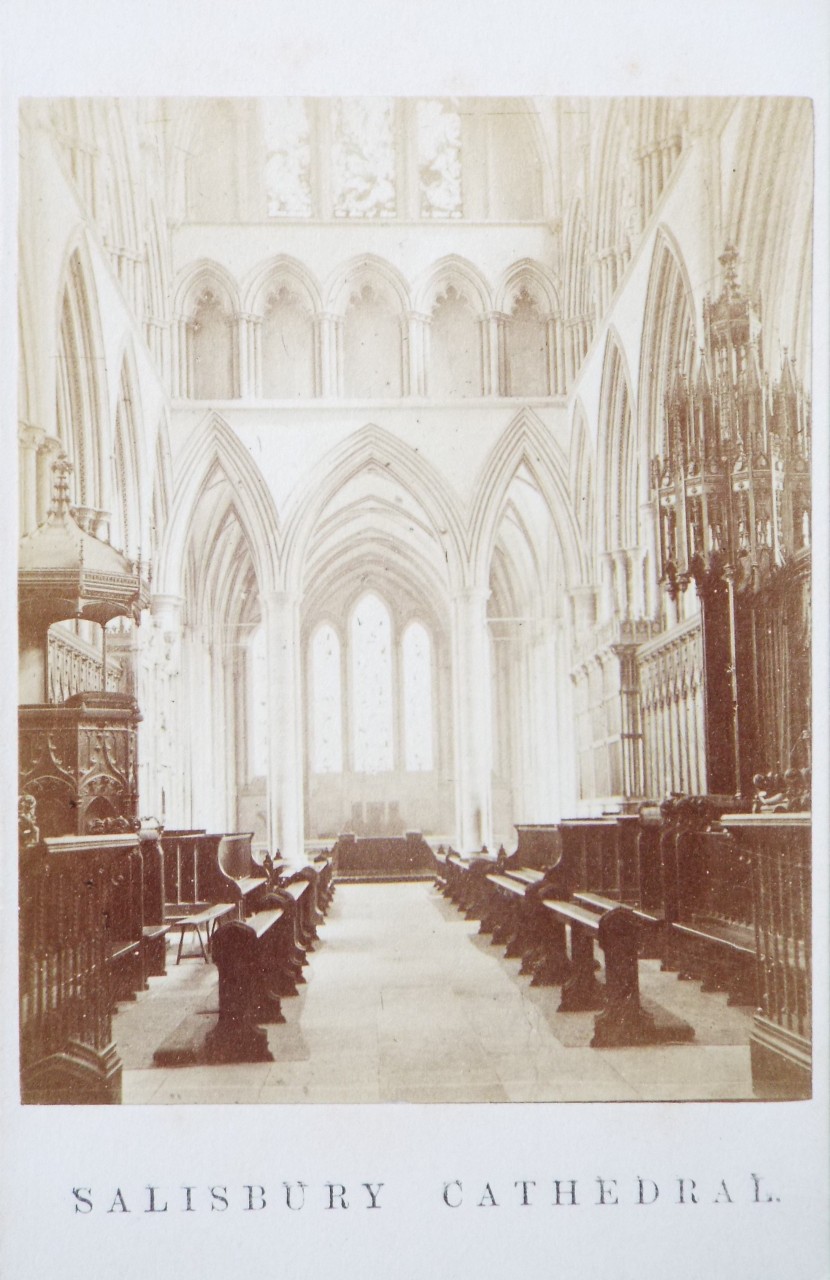 Photograph - Salisbury Cathedral Choir