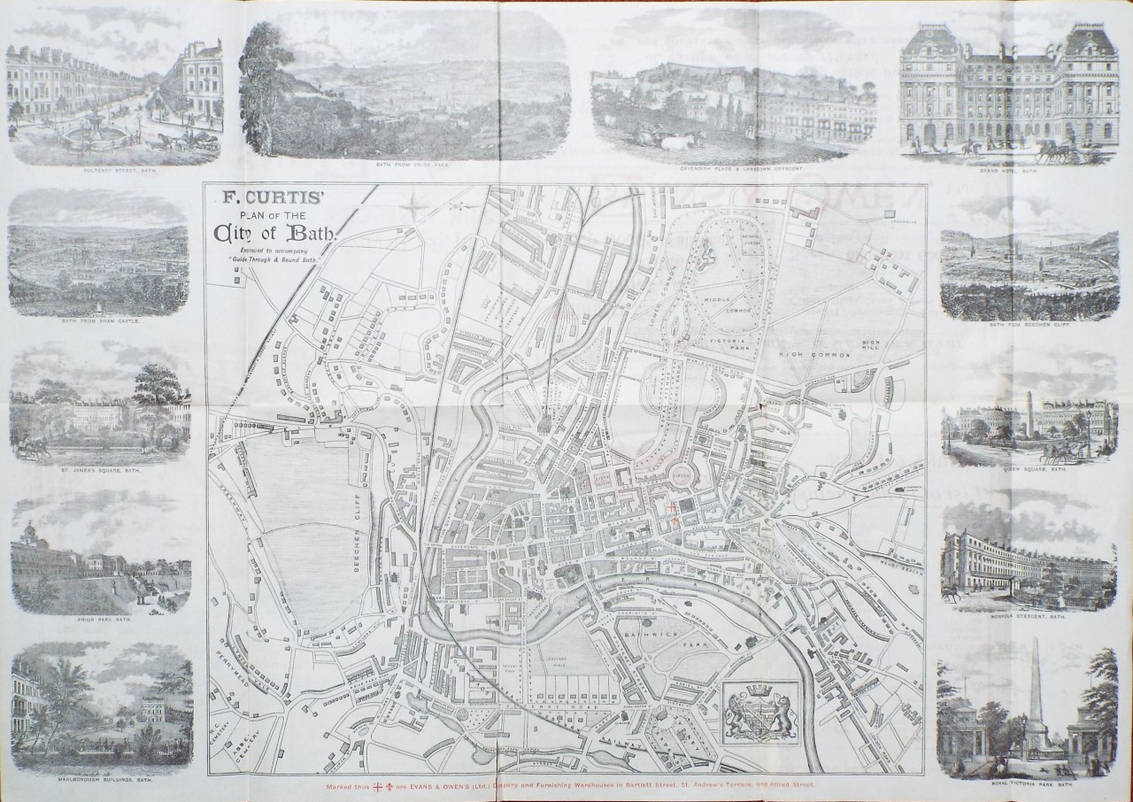 Map of Bath - Bath
