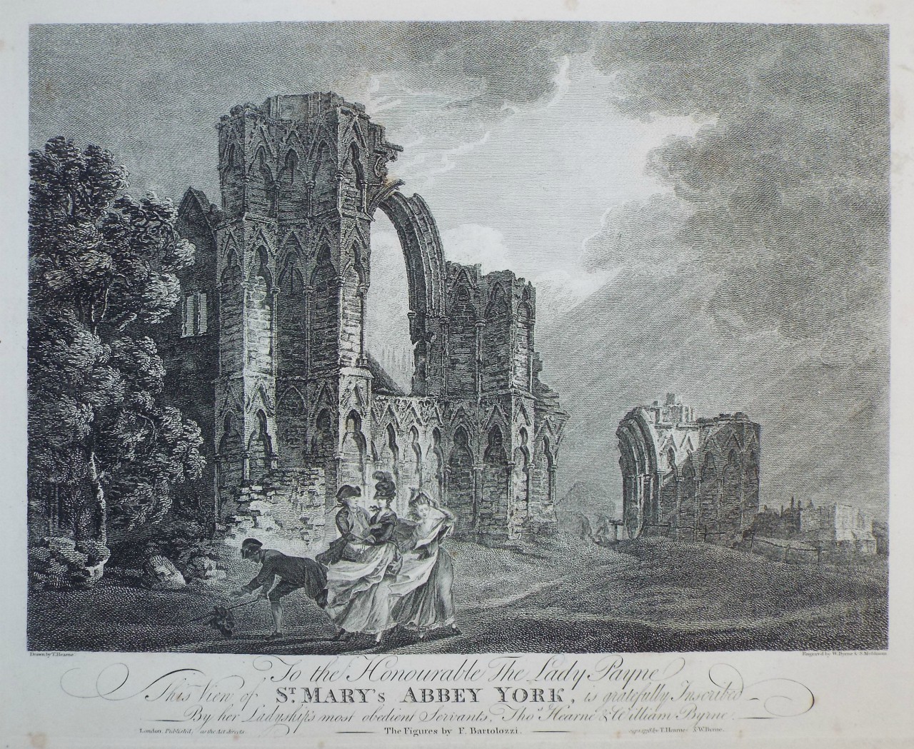 Print - St. Mary's Abbey York - Byrne