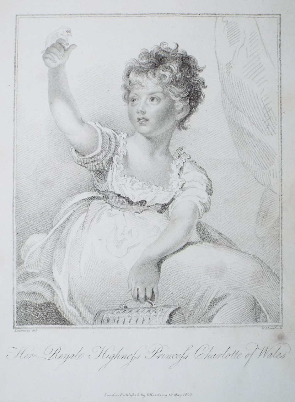 Stipple - Her Royal Highness Princess Charlotte of Wales. - Bourlier