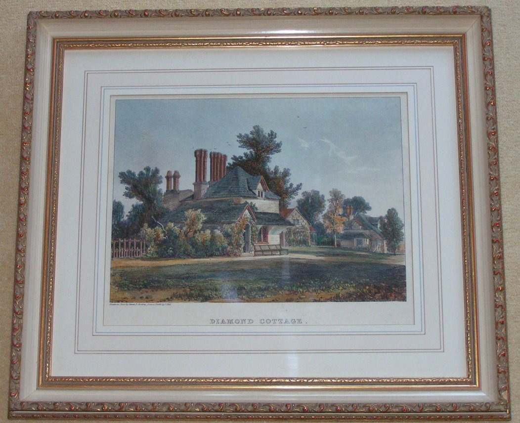 Lithograph - Diamond Cottage - Harding