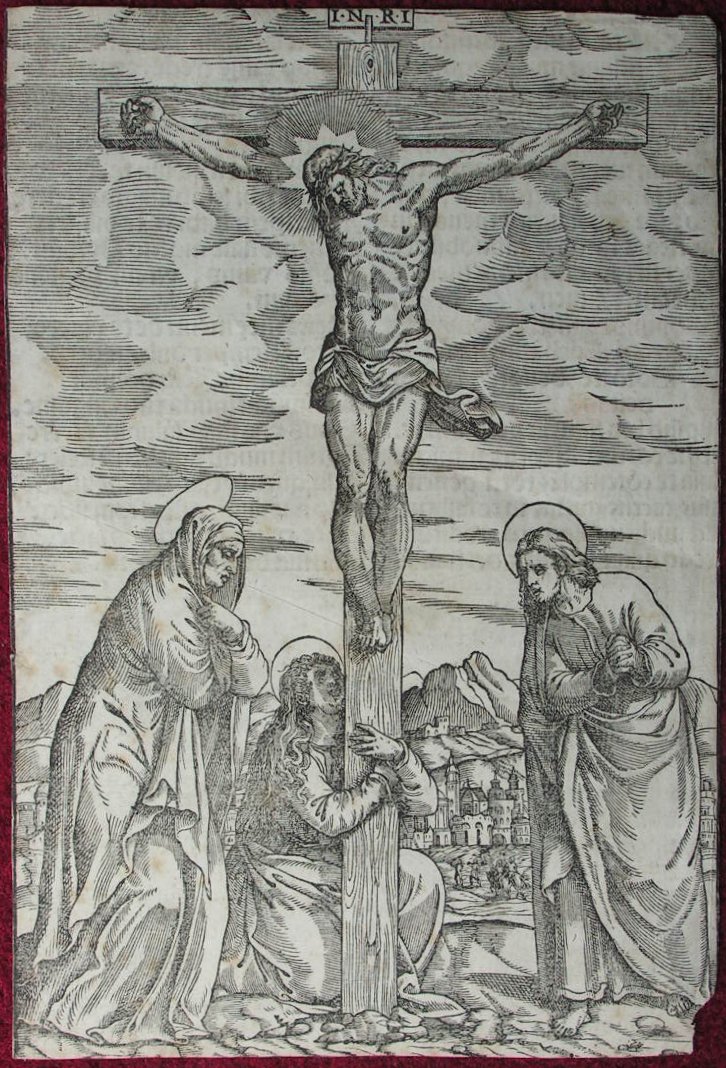 Woodcut - (Crucifixion)