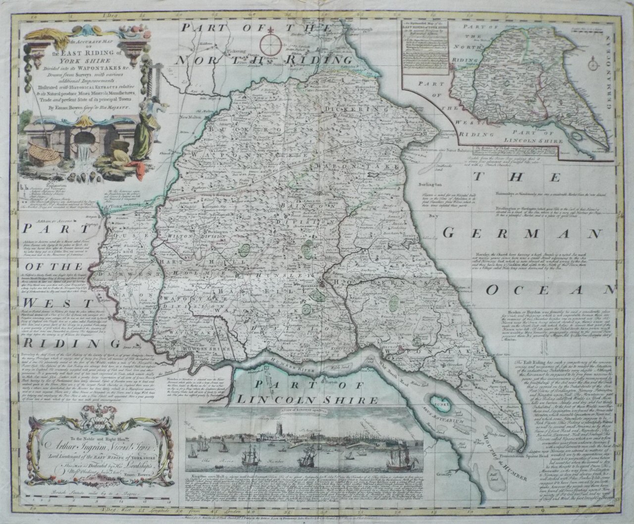 Map of Yorkshire - Bowen