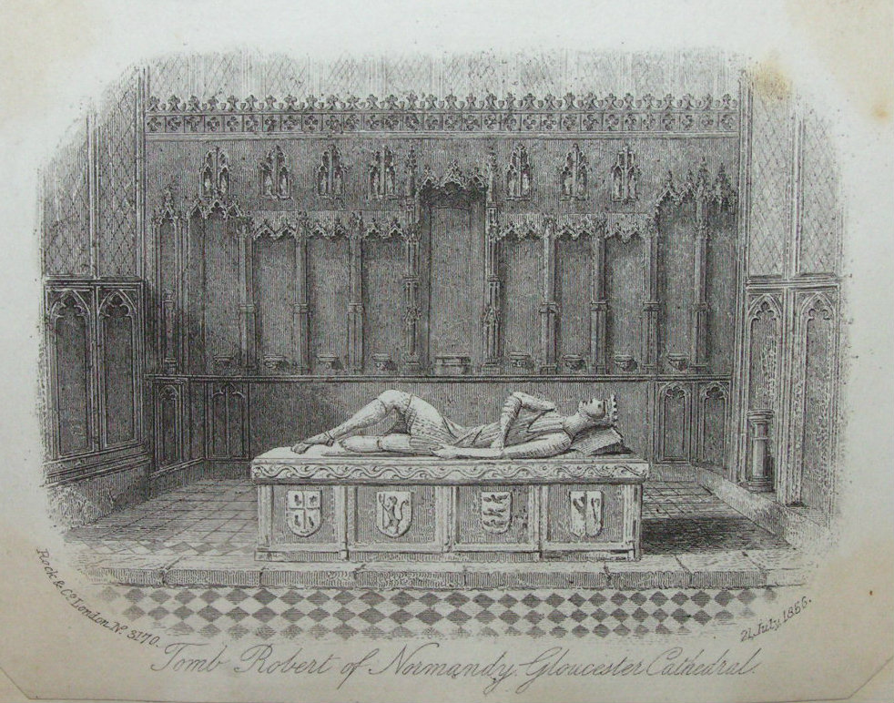 Steel Vignette - Tomb of Robert of Normandy, Gloucester Cathedral - Rock