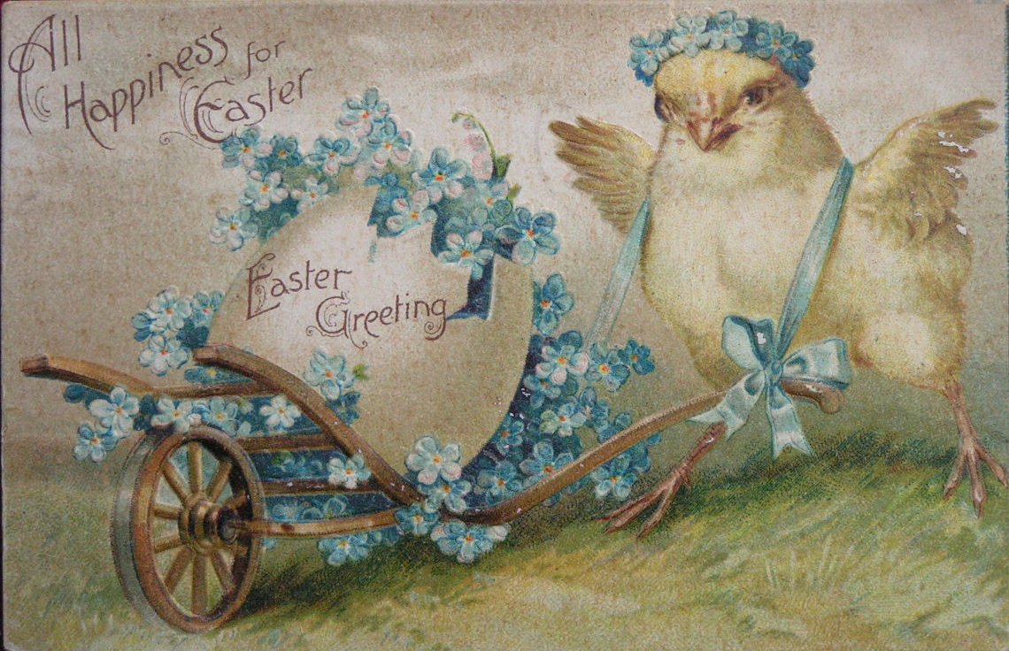 Chromolithograph - (Easter Card)