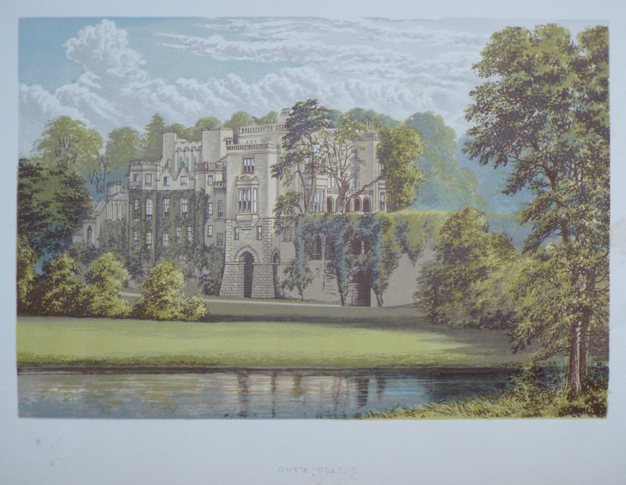 Chromo-lithograph - Guy's Cliffe.