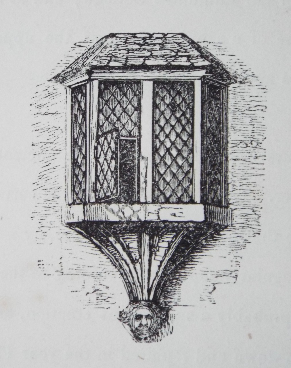 Wood - Oriel Window, in High Street