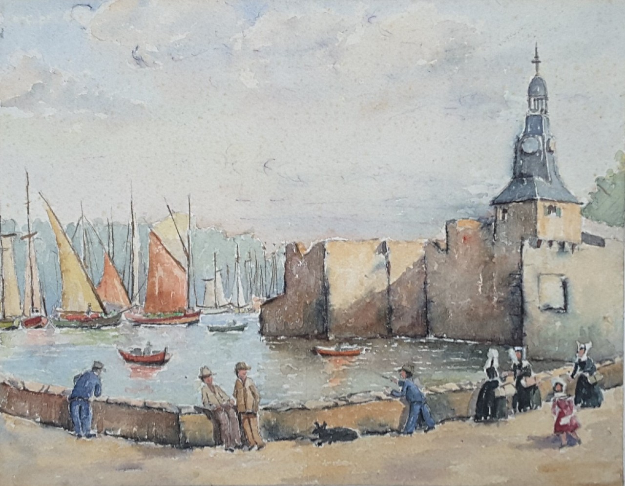 Watercolour - Concarneau