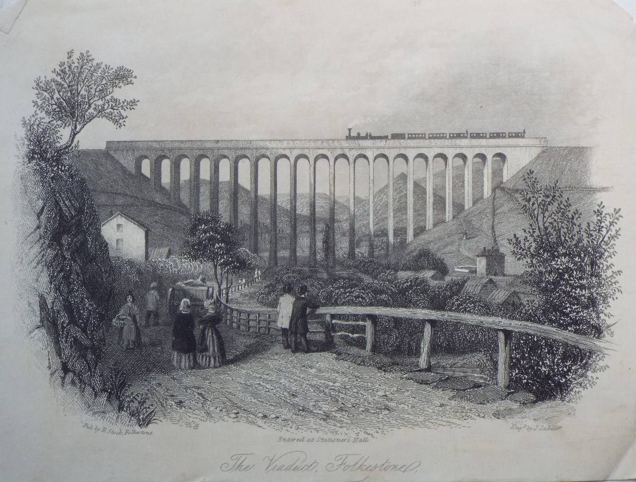 Steel Vignette - The Viaduct, Folkestone. - Saddler