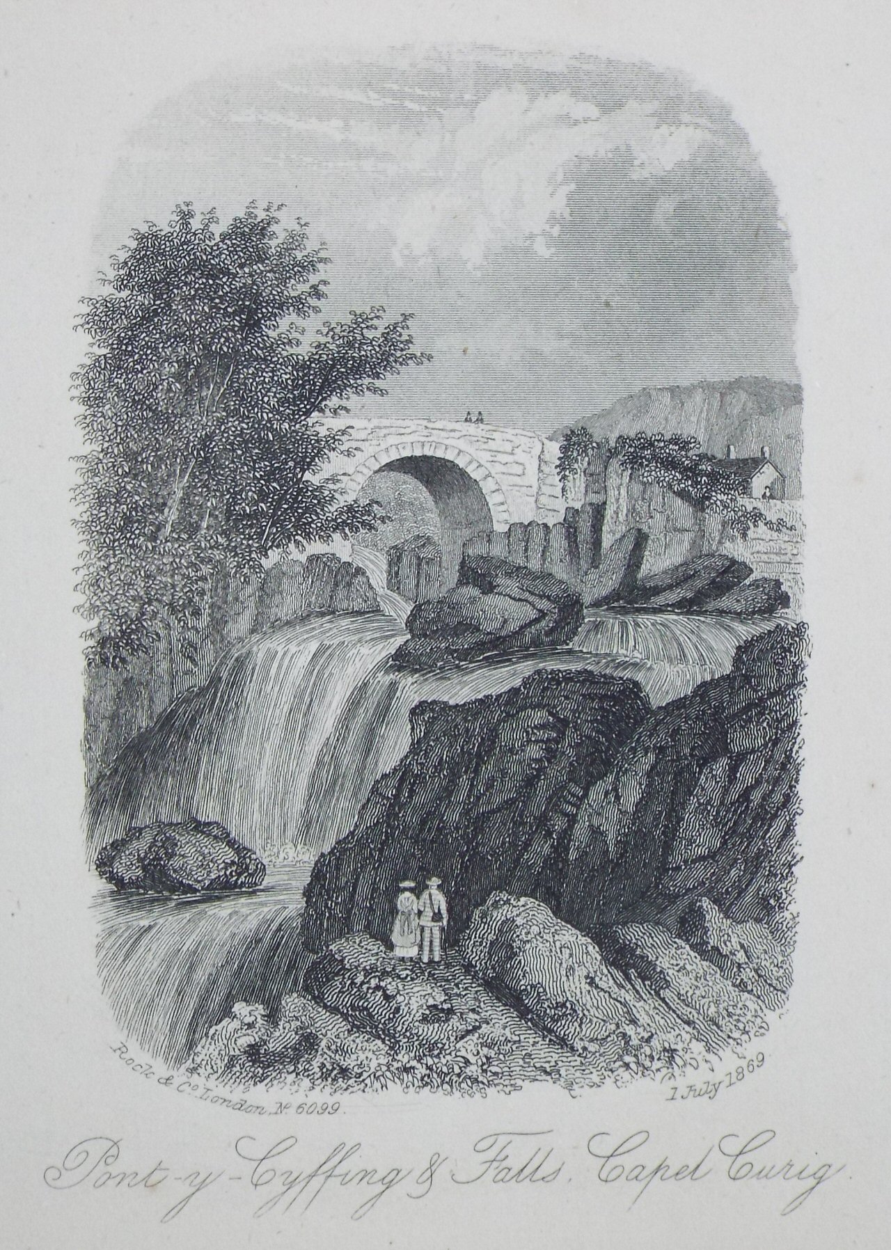 Steel Vignette - Pont-y-Cyffing & Falls, Capel Curig - Rock