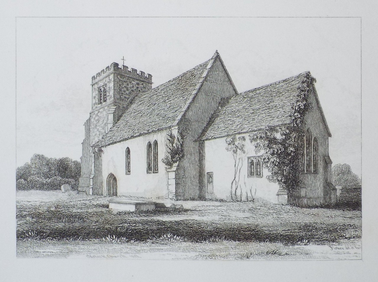 Print - Odstock Church