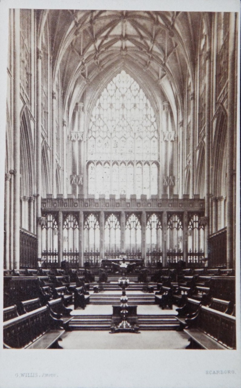 Photograph - York Minster East End