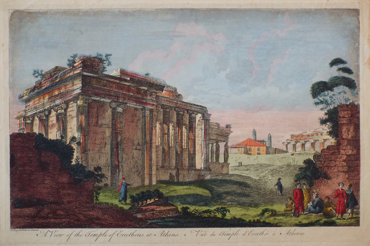 Print - A View of the Temple of Erectheius at Athens.