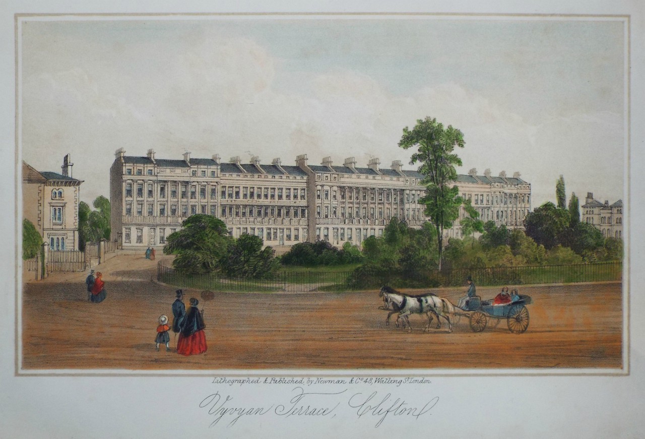 Lithograph - Vyvyan Terrace, Clifton.