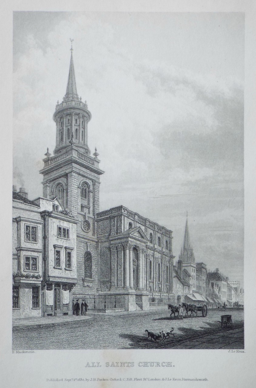 Print - All Saints Church. - Le