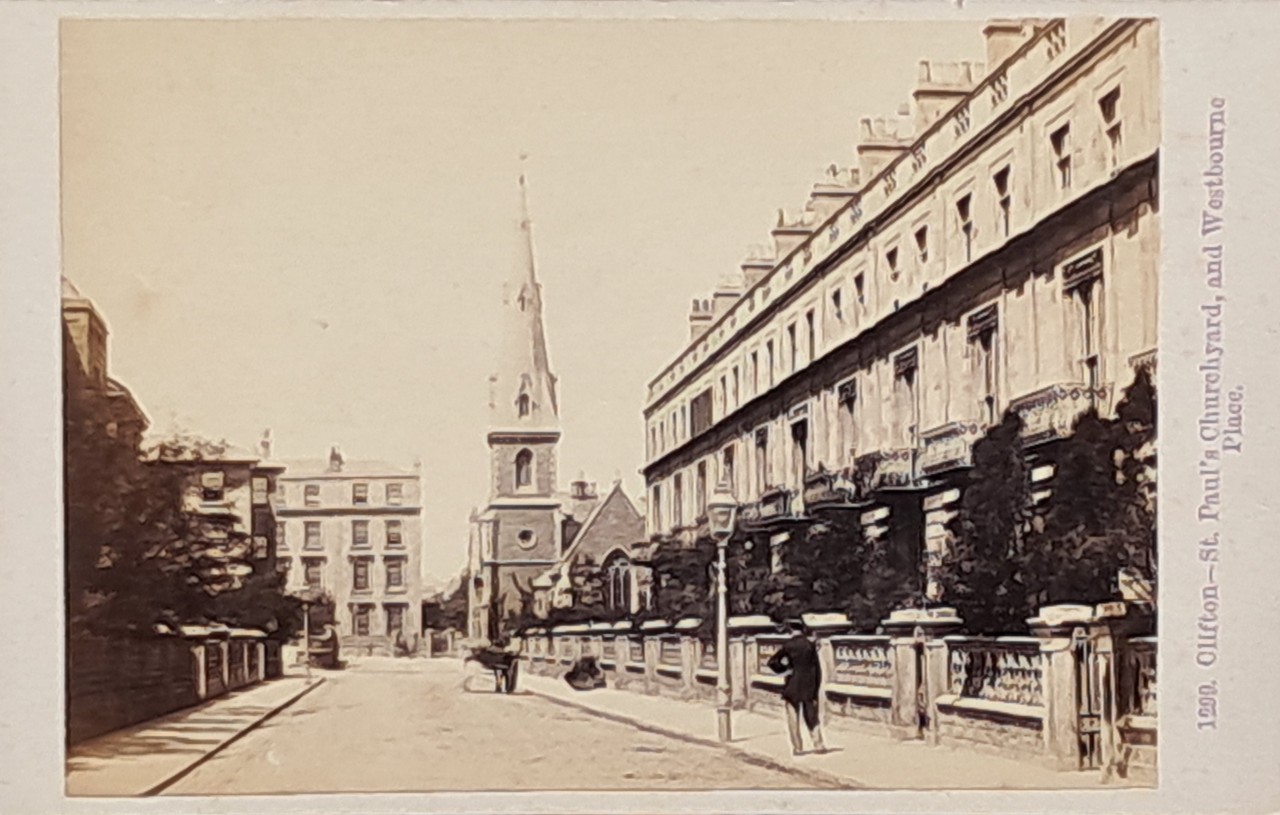 Photograph - Clifton - St. Paul's Churchyard, and Westbourne Place.
