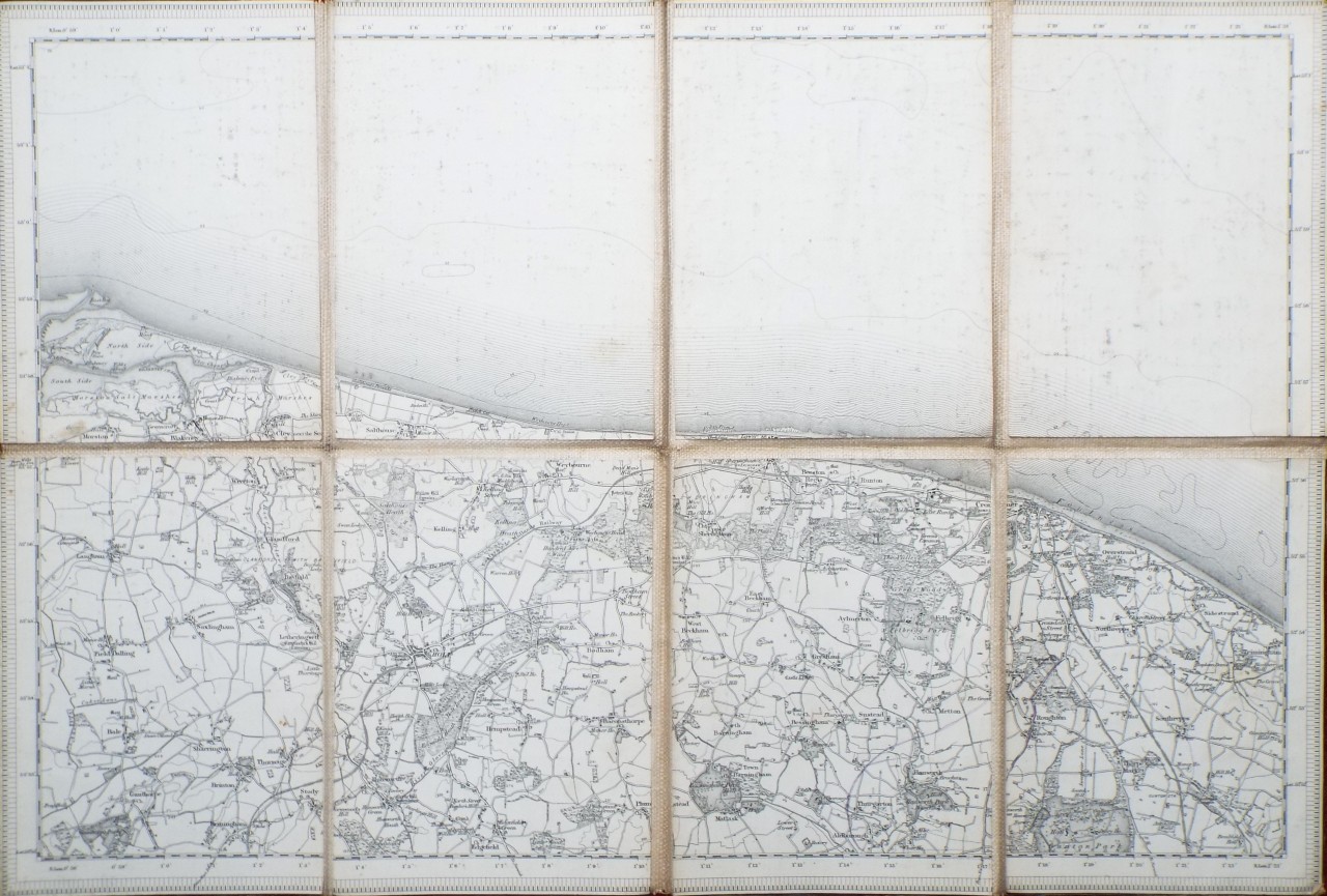 Map of Blakeney to Sidestrand