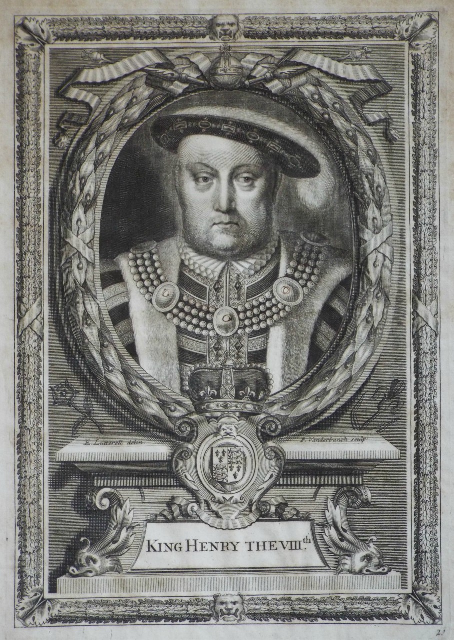Print - King Henry the VIIIth. - Vanderbanck
