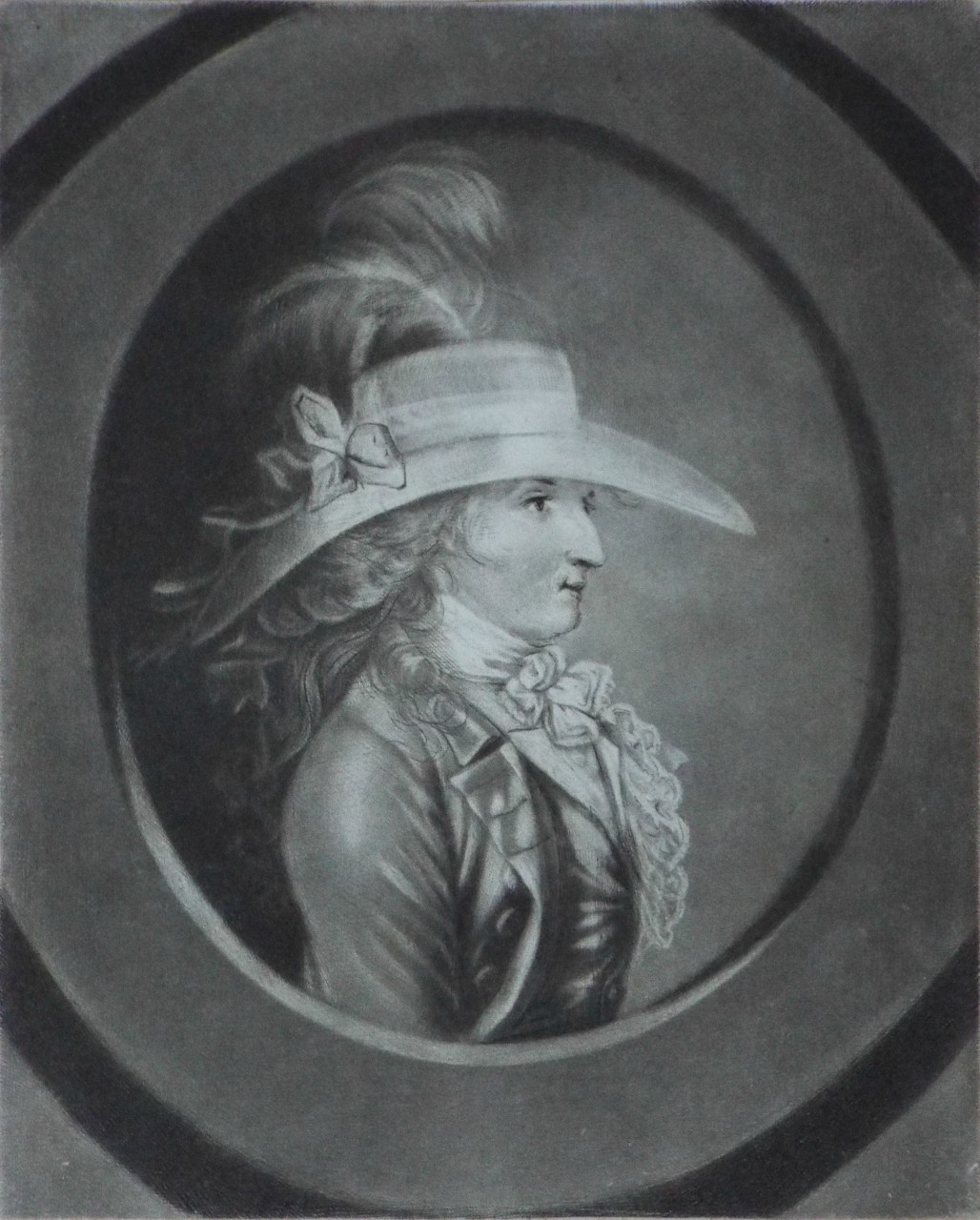Mezzotint - Mrs. Fitzherbert.