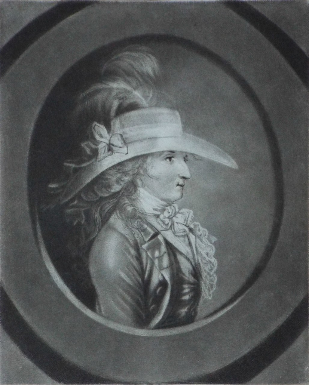 Mezzotint - Mrs Fitzherbert