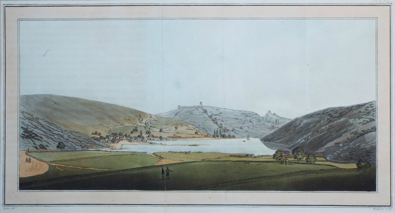 Aquatint - A Prospect of the Harbour of Balaklava from the Western Side. - 