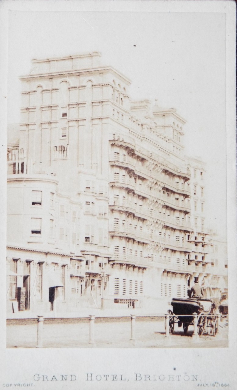 Photograph - Grand Hotel, Brighton - 