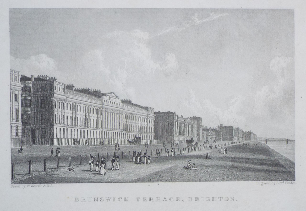 Print - Brunswick Terrace, Brighton. - Finden