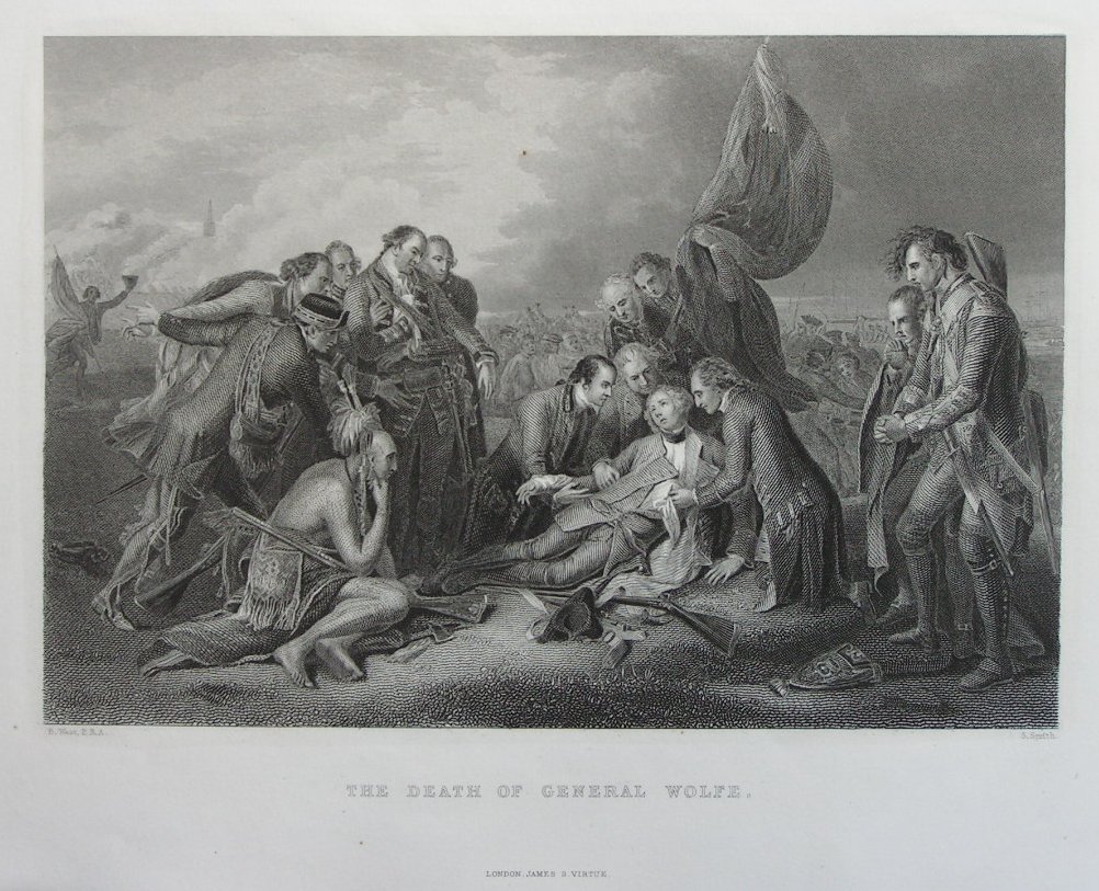 Print - The Death of General Wolfe. - Smith