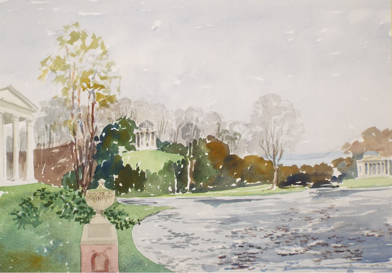 Watercolour - Stourhead Garden