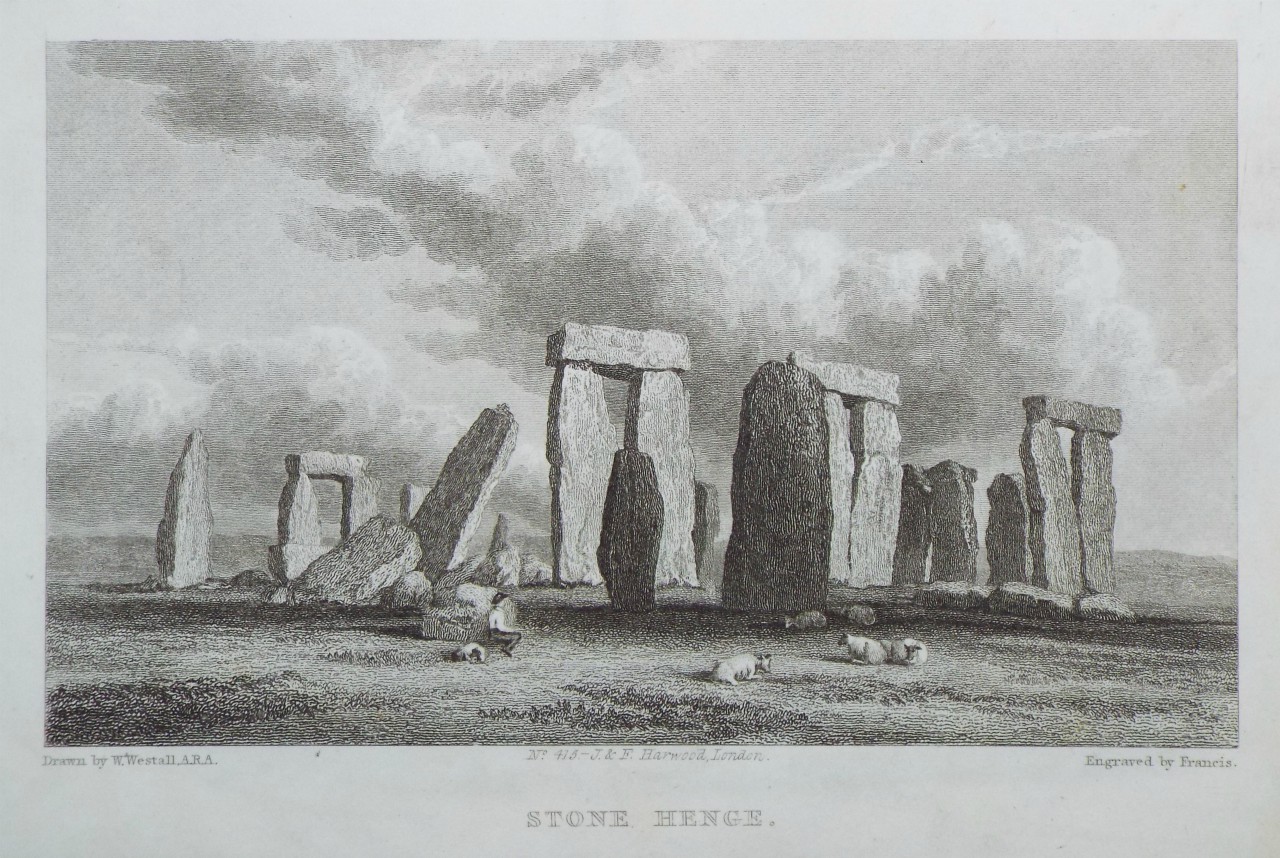 Print - Stone Henge. - 