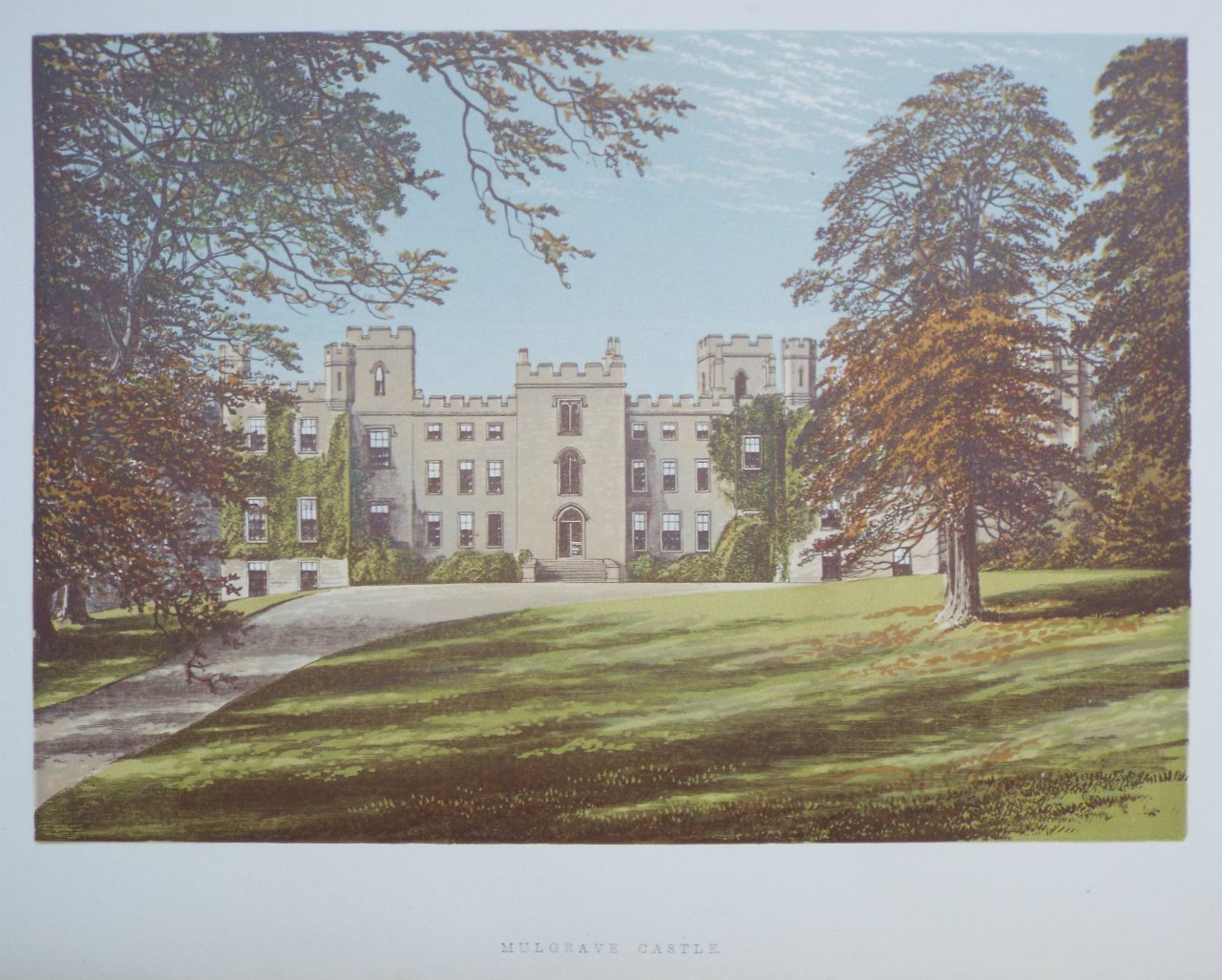 Chromo-lithograph - Mulgrave Castle.