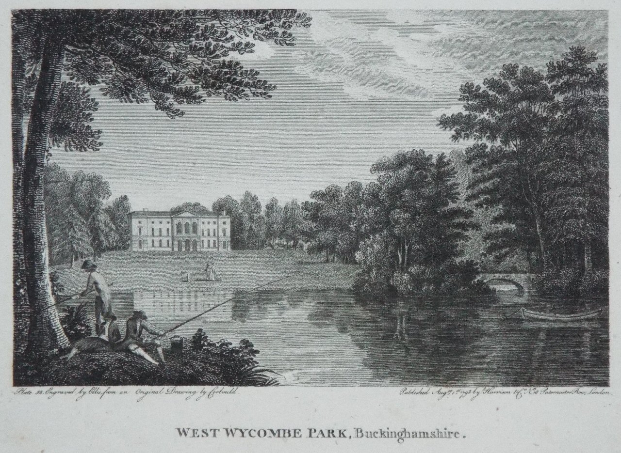 Print - West Wycombe Park, Buckinghamshire. - 