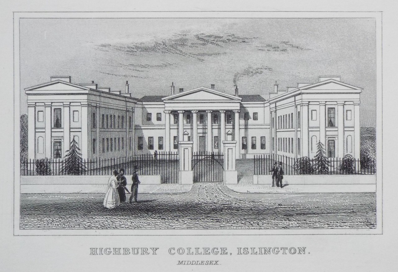 Print - Highbury College, Islington. Middlesex.