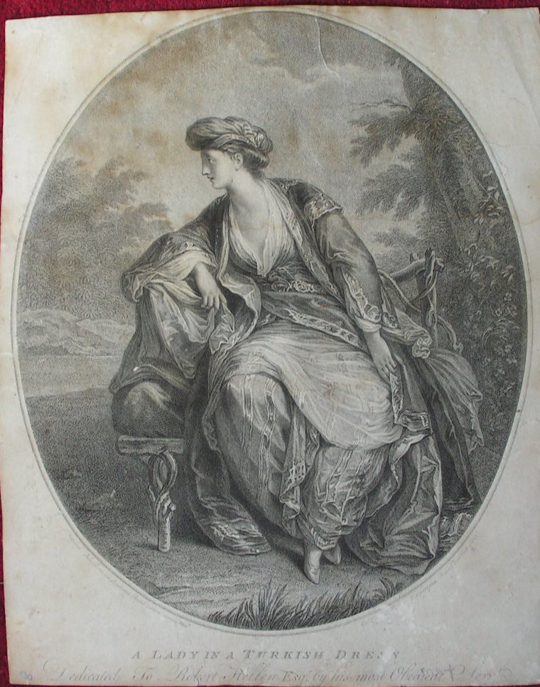 Stipple - A Lady in Turkish Dress - Ryland