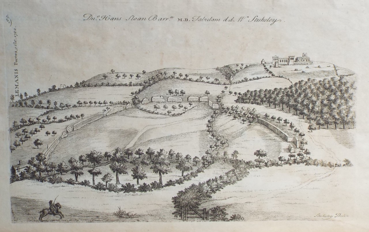Print - Lemanis Portus 9 Oct. 1722.