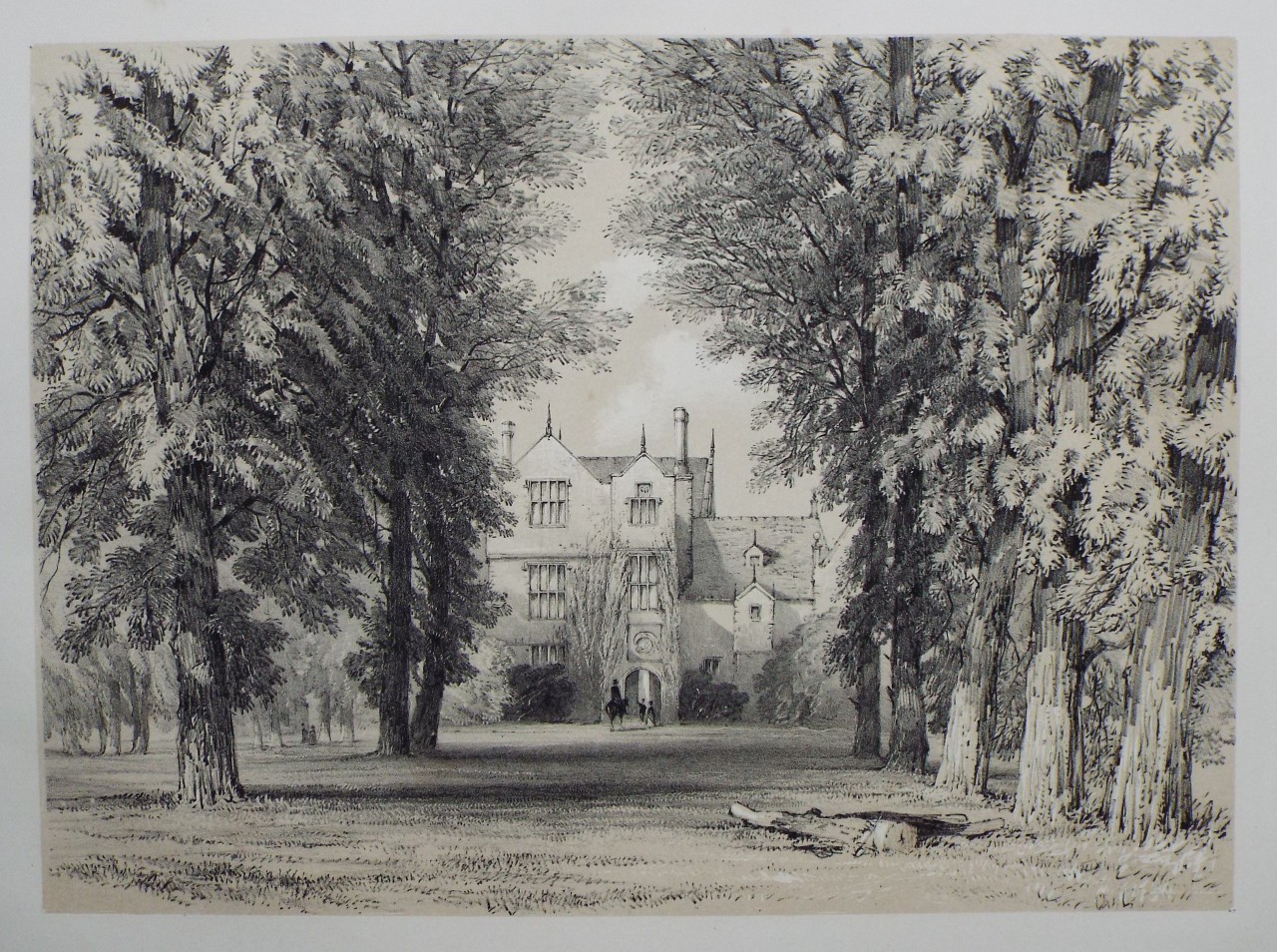 Lithograph - Bilton Hall. - Radclyffe