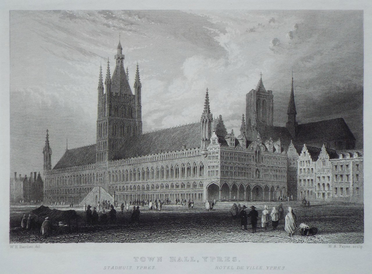 Print - Town Hall, Ypres. - Payne