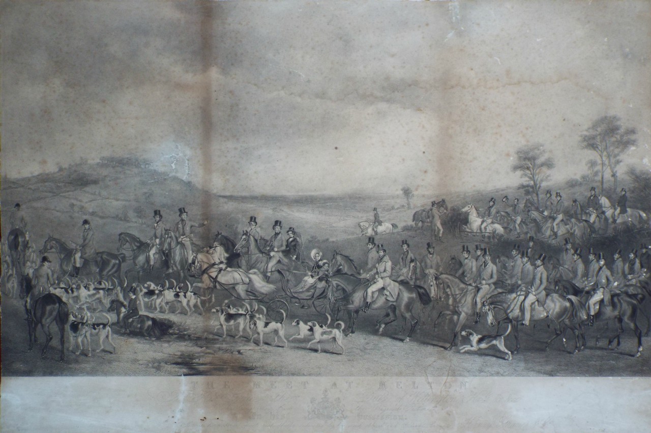 Mezzotint - The Meet at Melton. - Humphreys