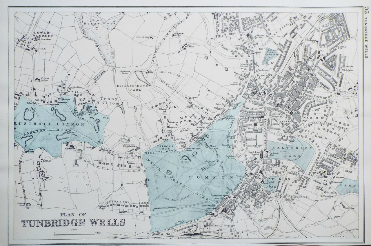 Map of Tunbridge Wells - Tunbridge Wells
