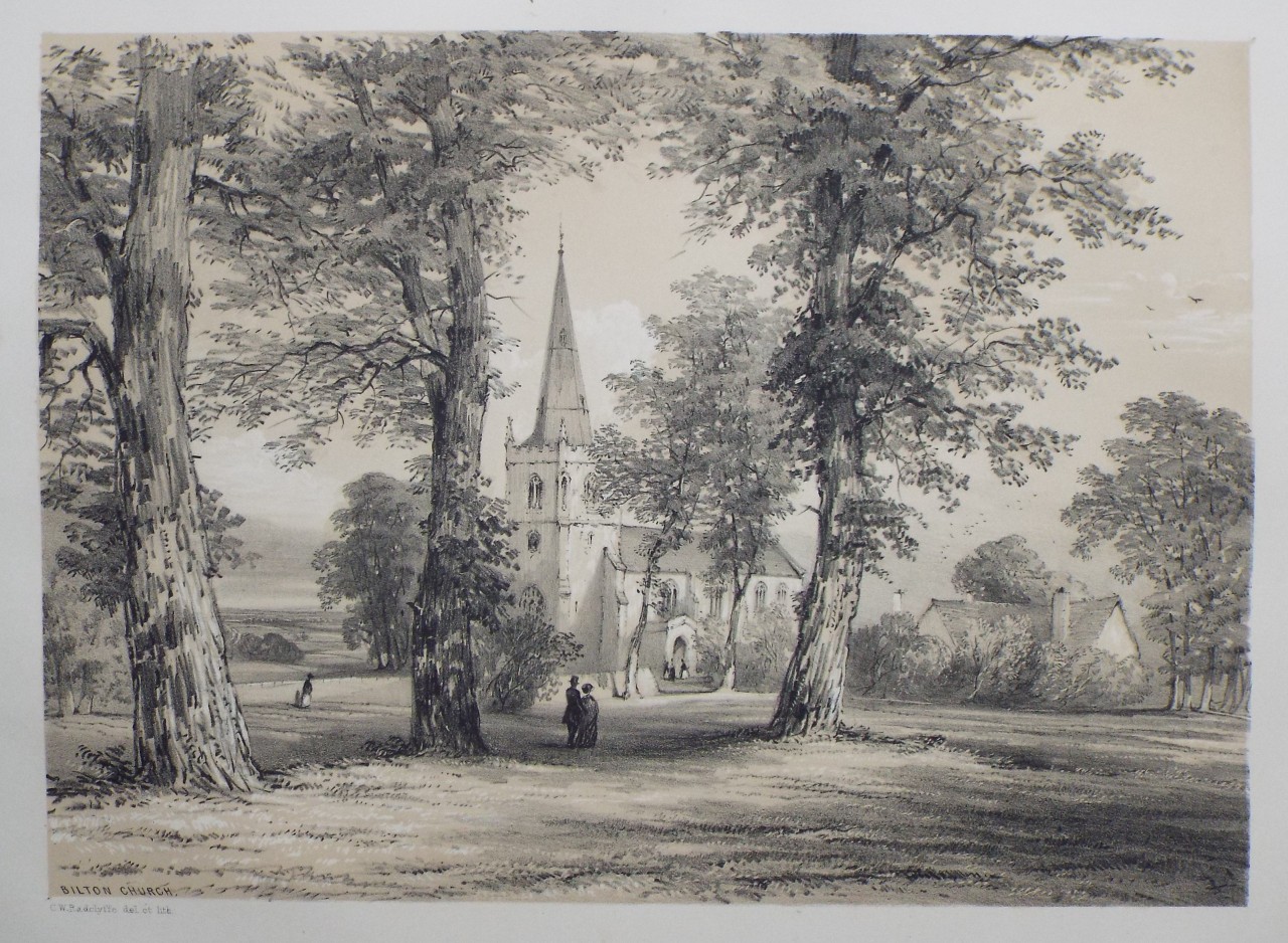 Lithograph - Bilton Church. - Radclyffe