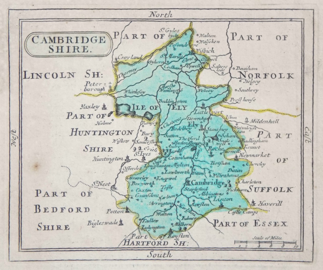 Map of Cambridgeshire