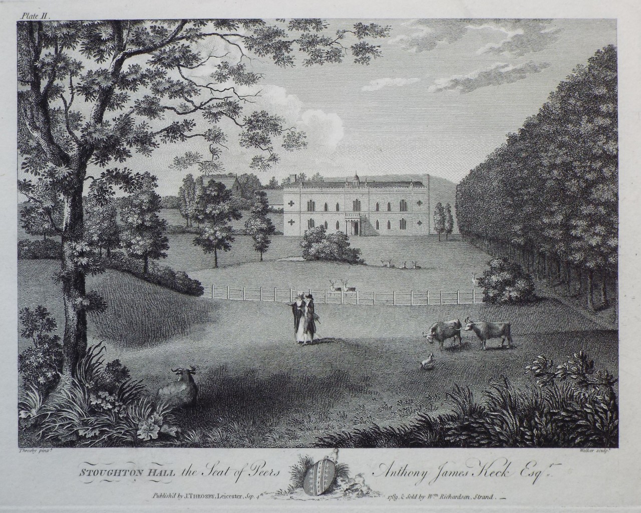 Print - Stoughton Hall. - Walker