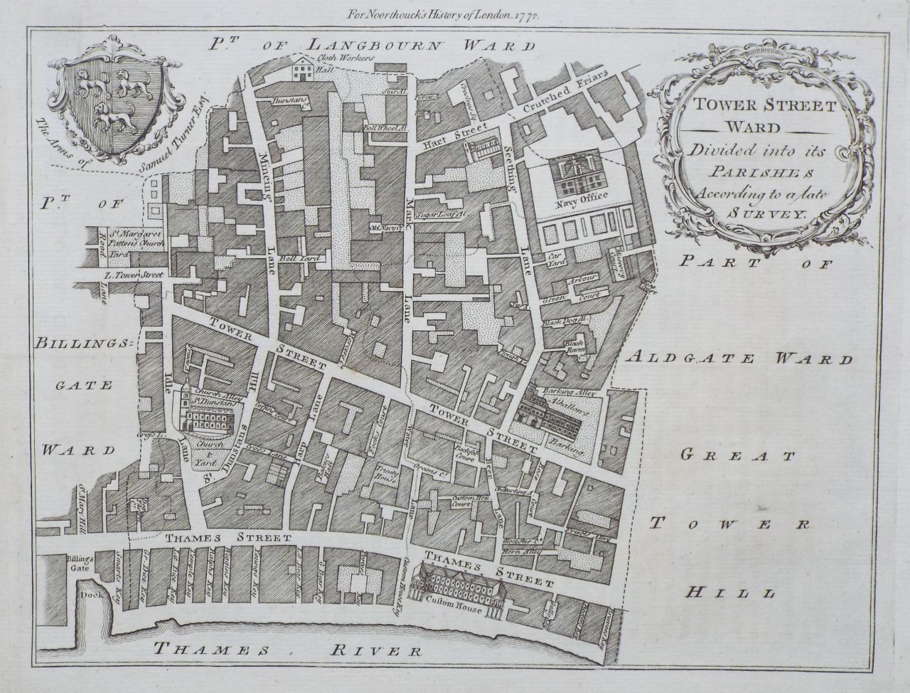 Map of City of London - London