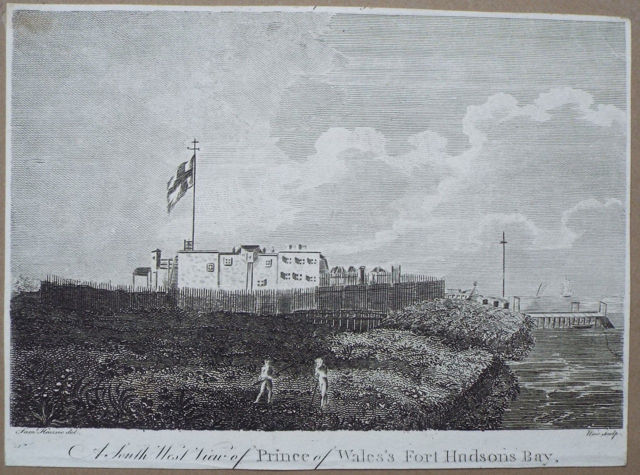 Print - A South West View of Princeof Wales's Fort Hudsons Bay. - 