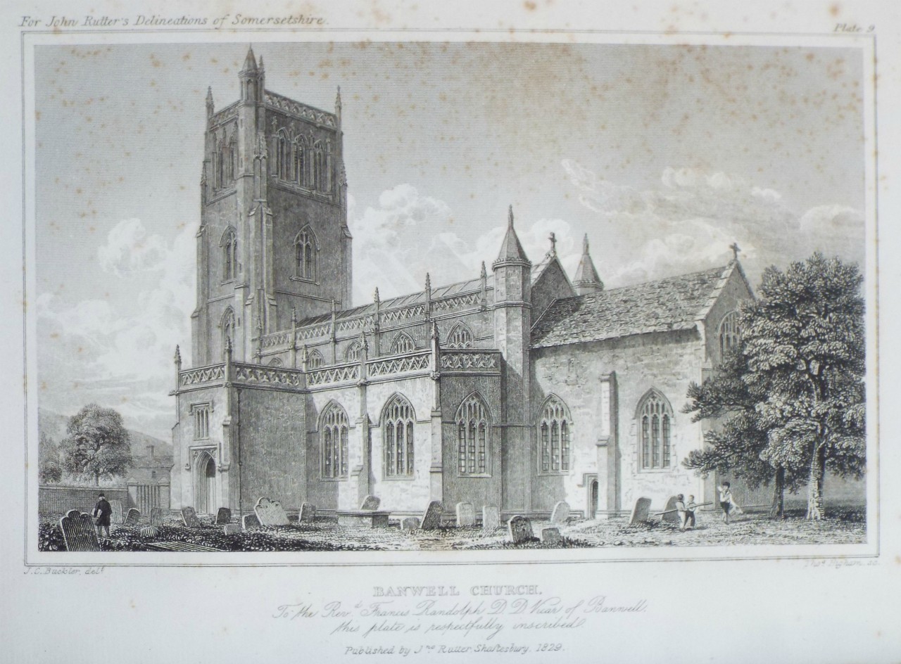 Print - Banwell Church - Higham
