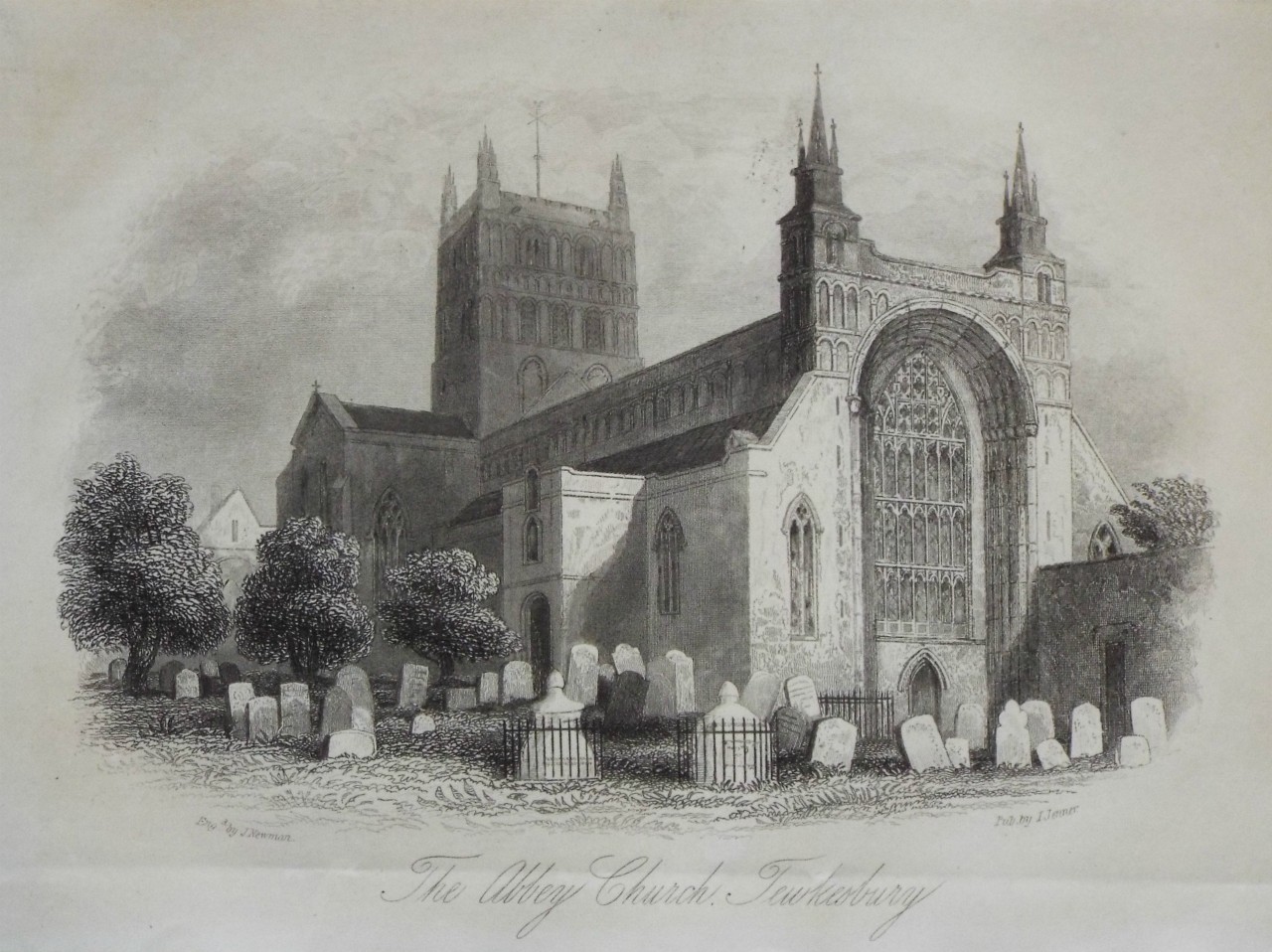 Steel Vignette - Abbey Church, Tewkesbury - Newman
