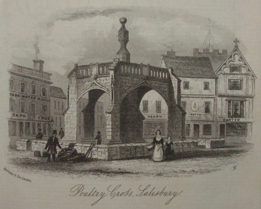 Steel Vignette - Poultry Cross, Salisbury - Kershaw